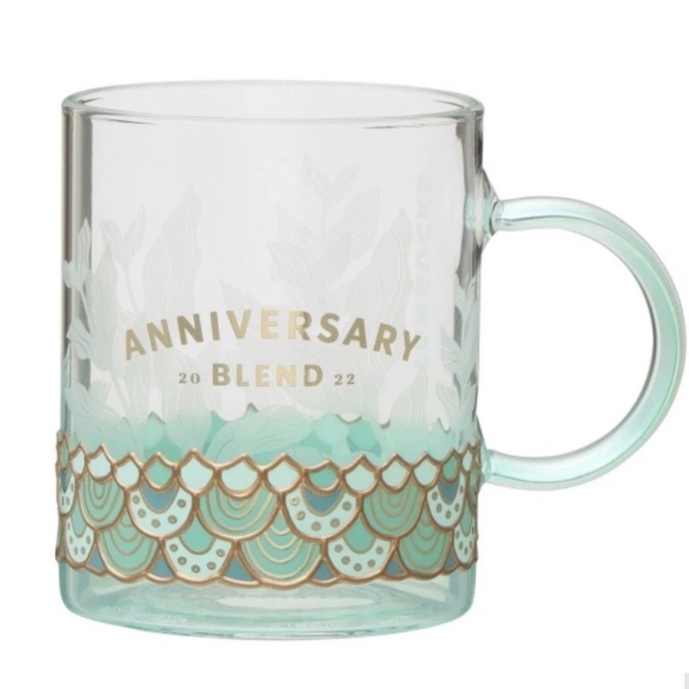 NWT Starbucks Japan Anniversary 2022 Green Gold Siren Mermaid Mug Cup 12oz 355ml